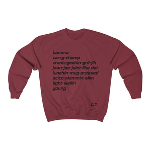 Verbiage Sweatshirt (Unisex)