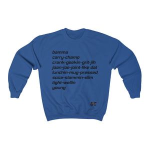 Verbiage Sweatshirt (Unisex)
