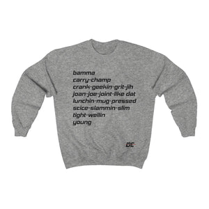 Verbiage Sweatshirt (Unisex)